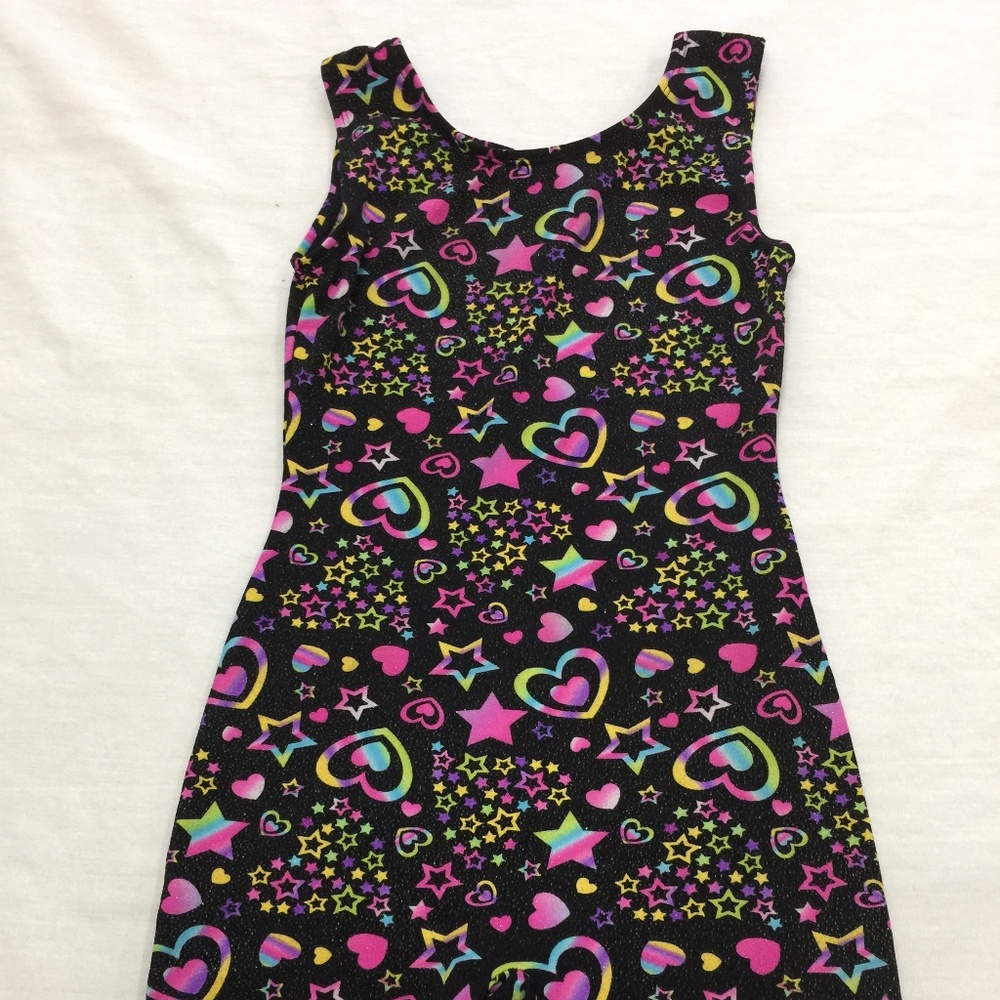 🦜   JACQUES MORET GIRLS ATHLETIC LEOTARD SIZE 8/10  🦜
